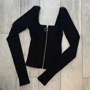 Hollister Zippered Top (XS)